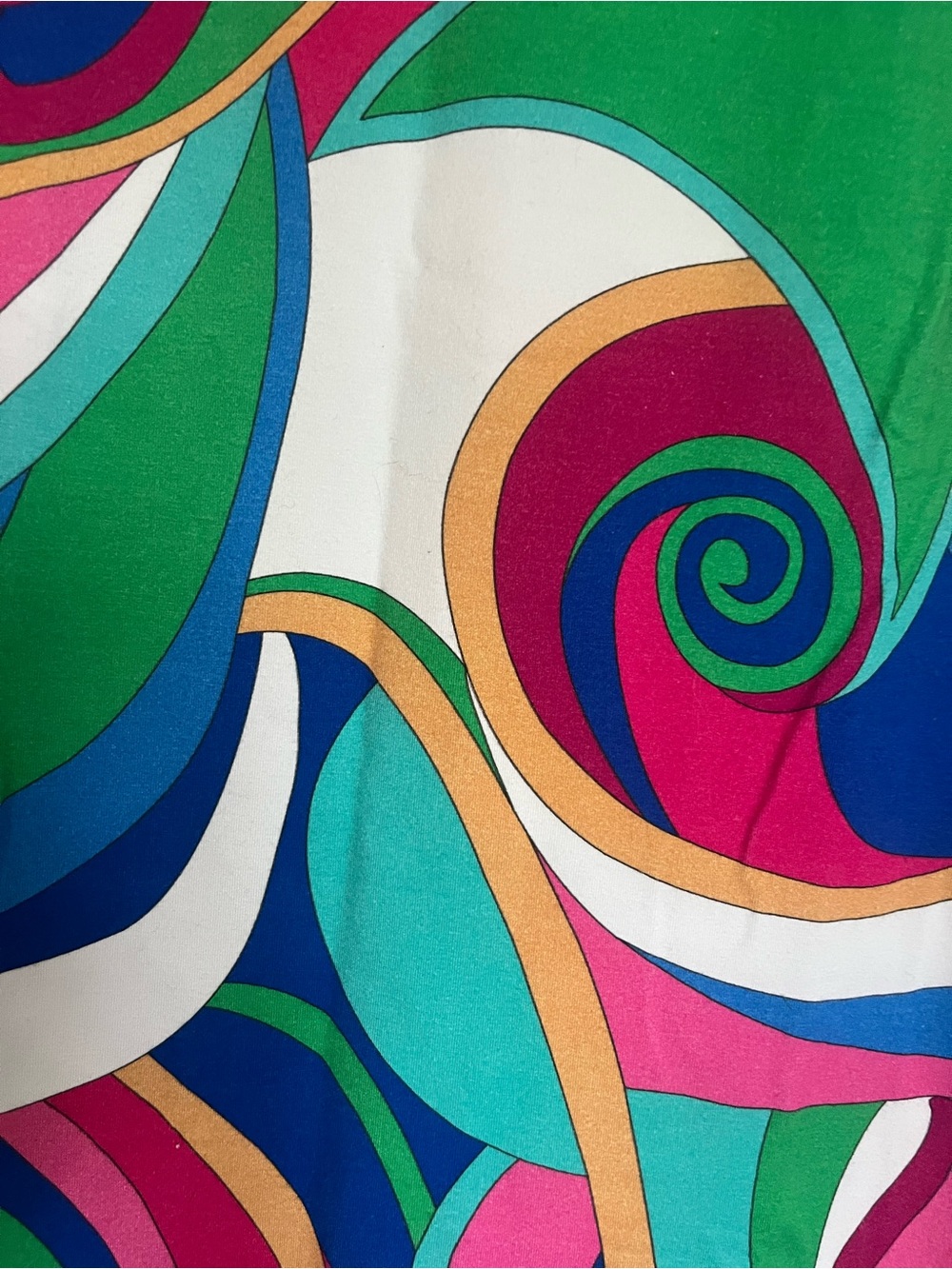 Colorful Abstract Print Sleeveless Mini Dress - Picture 4 of 4